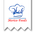 Merico Foods chef's cap logo over certificate style banner